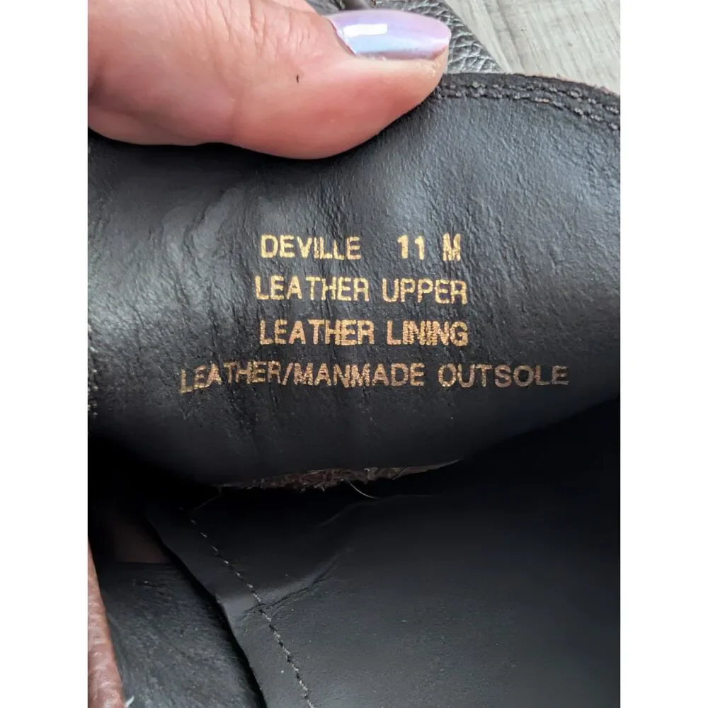 To Boot New York Penny Loafers Italian Leather Brown, Size 11 (S2)